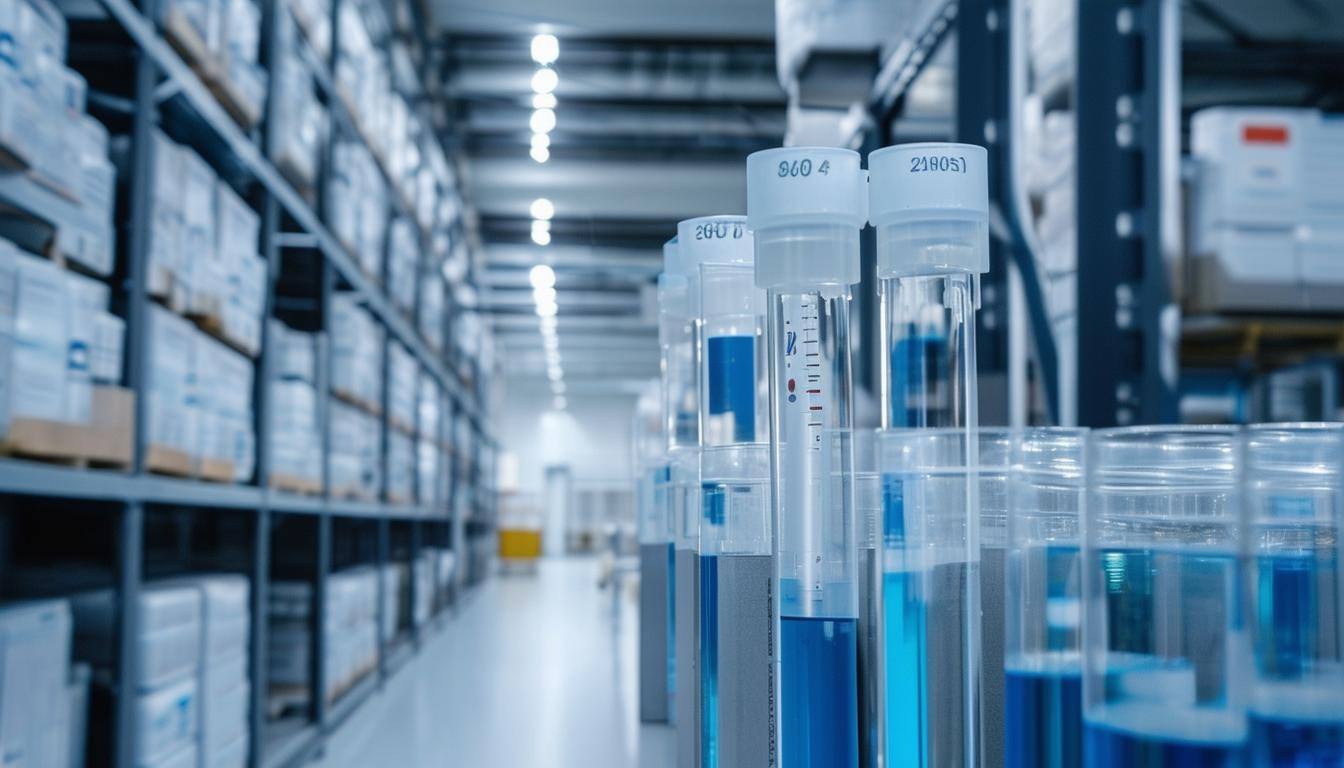 SENSORS OF TEMPERATURE IN A PHARMA WAREHOUSE