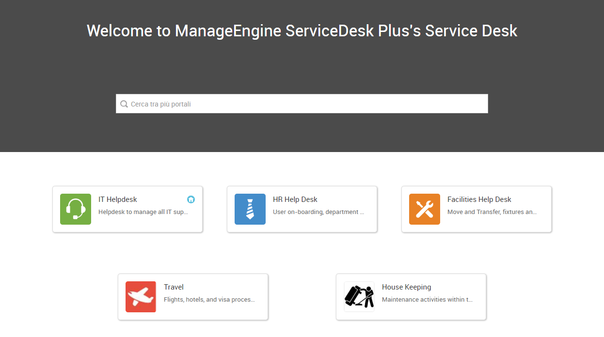 Manage Engine Service Desk